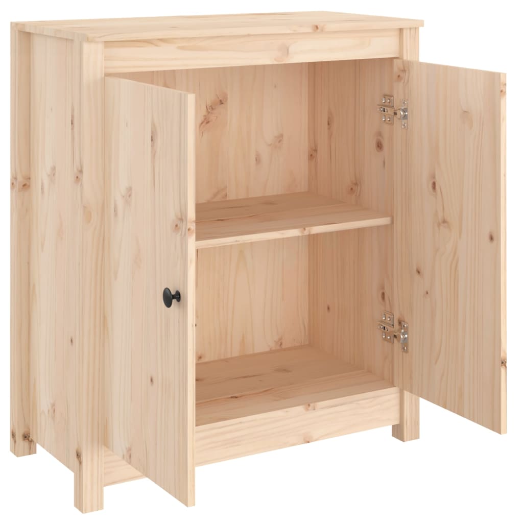 Pine Solid Wood Sideboard 70cm Storage Cabinet | Simpledeals