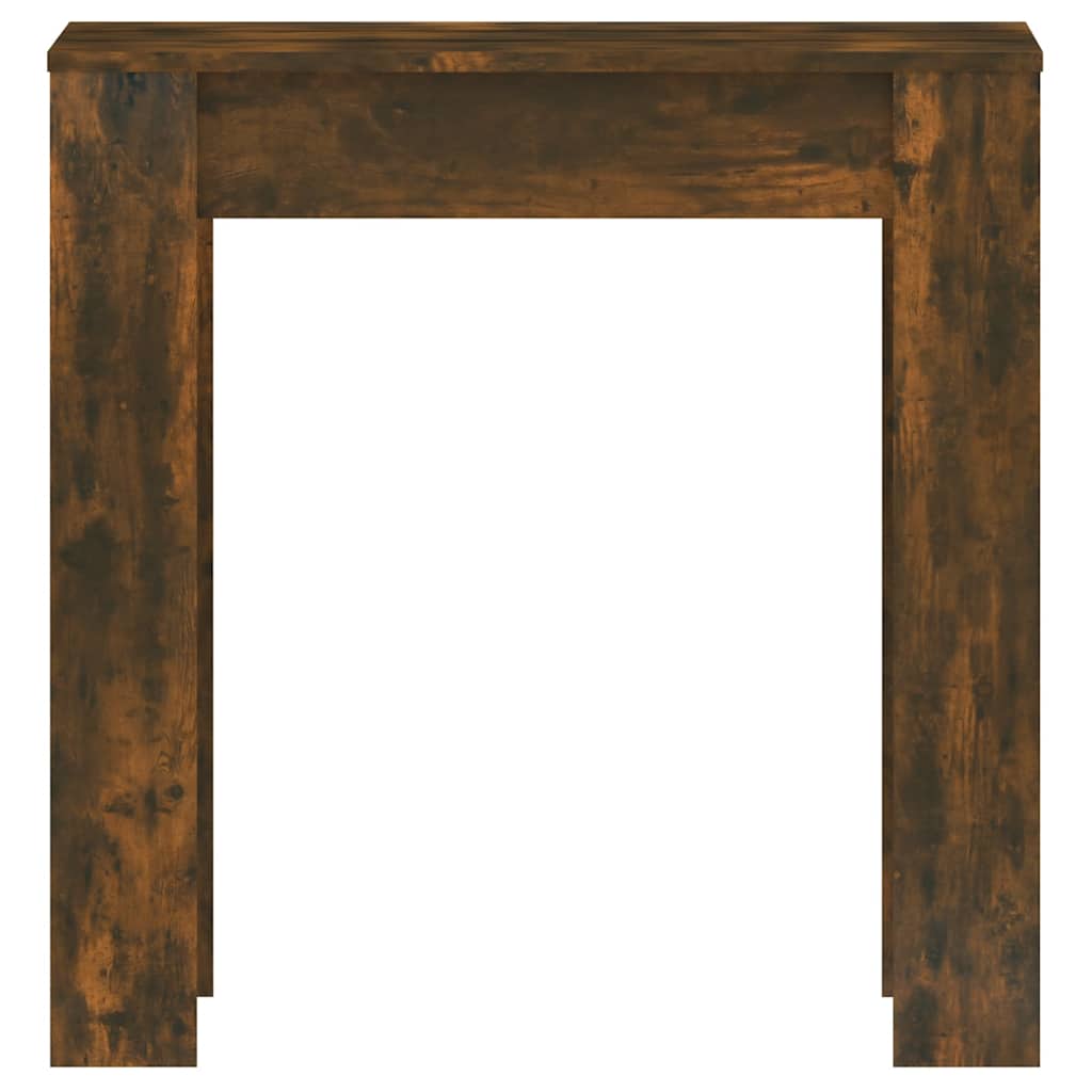 Smoked Oak Dining Table 140cm Engineered Wood | Simpledeals