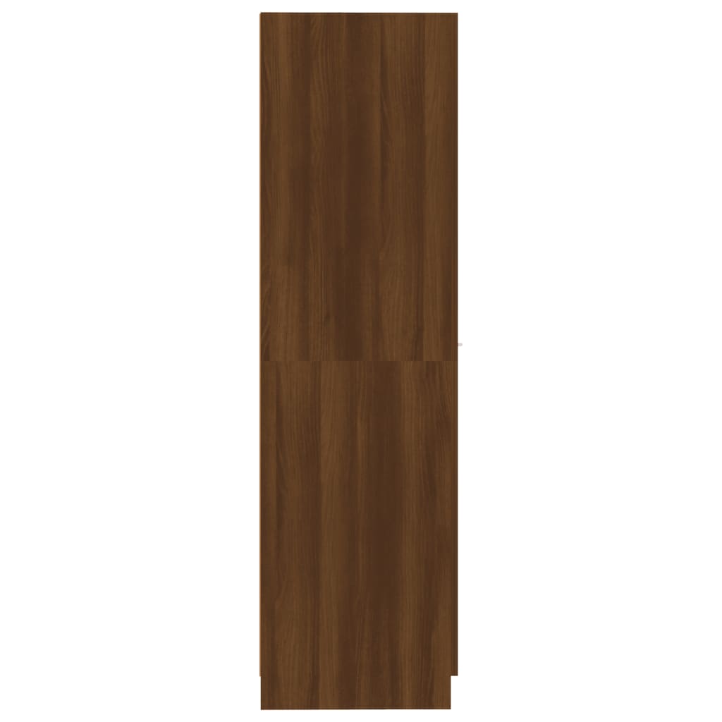 Apothecary Cabinet Brown Oak Engineered Wood | Brown colour