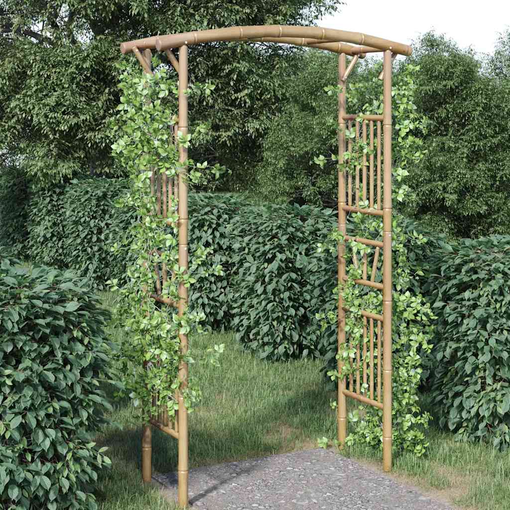 Bamboo Rose Arch Garden Trellis 118x187cm | Simpledeals