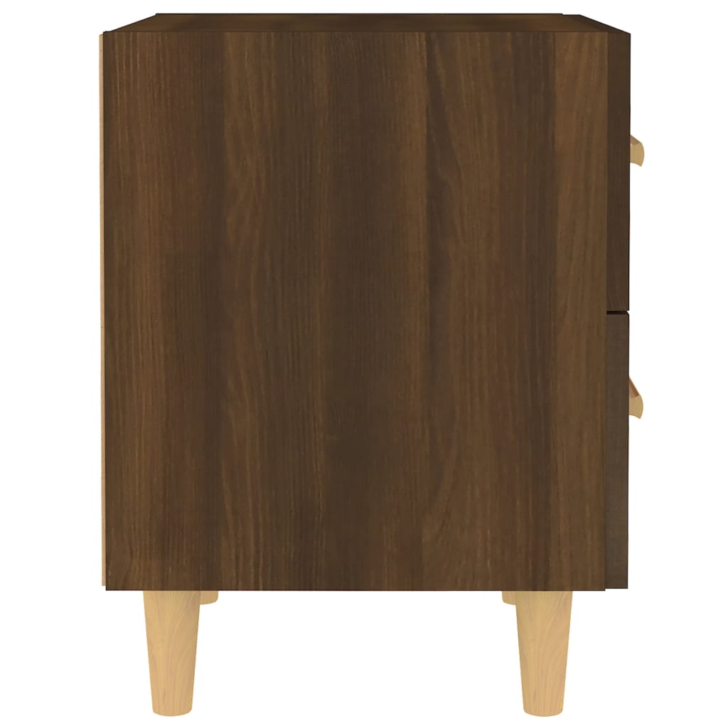 Bed Cabinet Brown Oak
