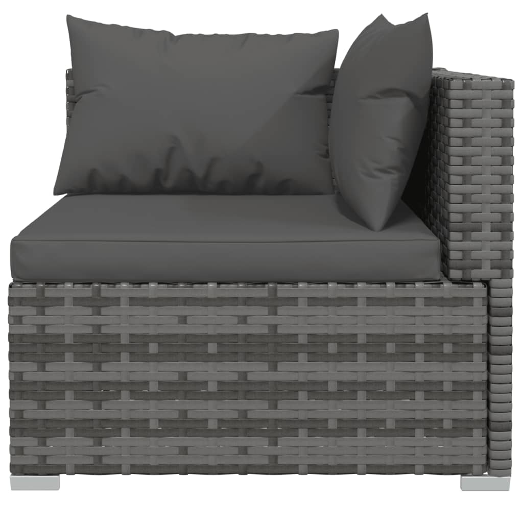 Rustic Pinewood Comfort: 4-Piece Garden Lounge Set with Plush Cushions