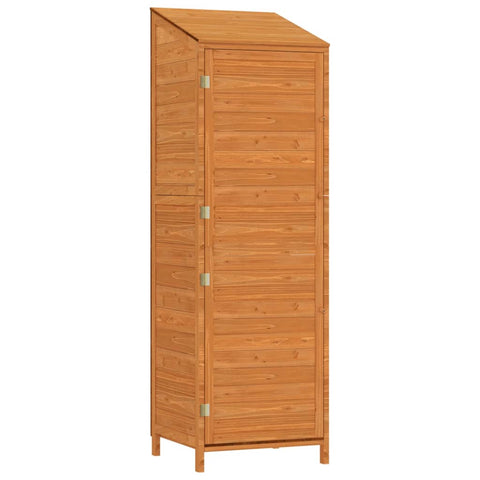 Garden Shed Brown Solid Wood