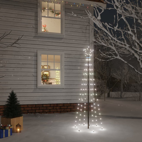 Christmas Tree with Spike Cold White 108 LEDs