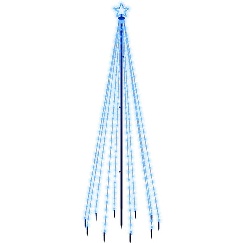 Christmas Tree with Spike Blue 310 LEDs 300 cm