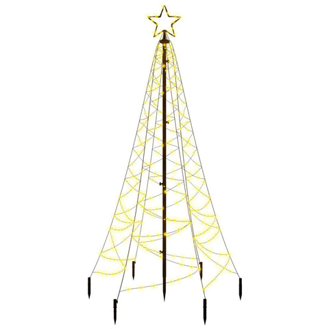 Christmas Tree with Spike Warm White 200 LEDs 180 cm