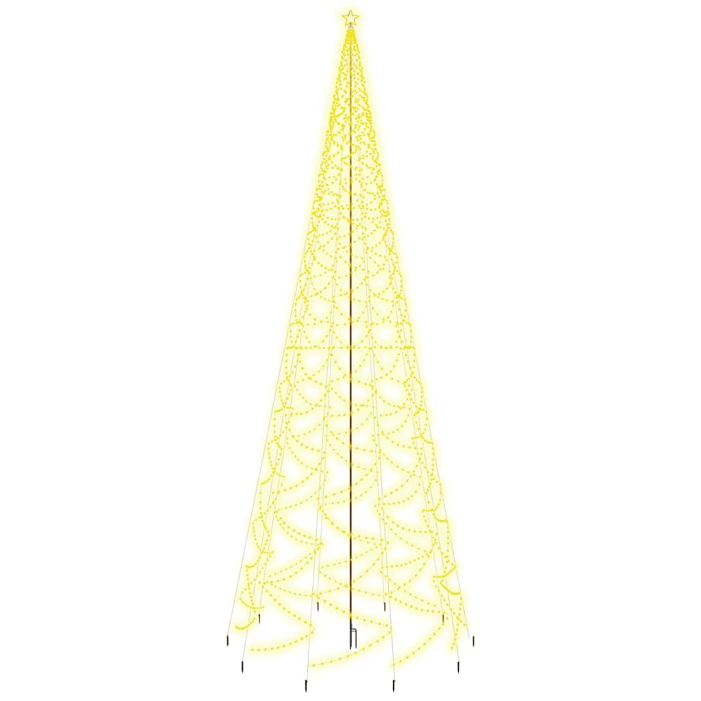 Christmas Tree with Spike Warm White 3000 LEDs