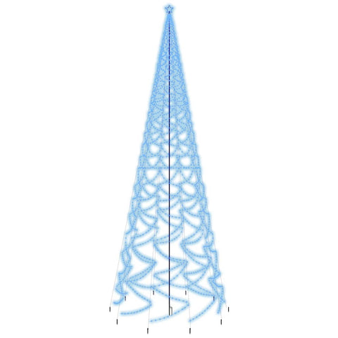 Christmas Tree with Spike Blue 3000 LEDs 800 cm