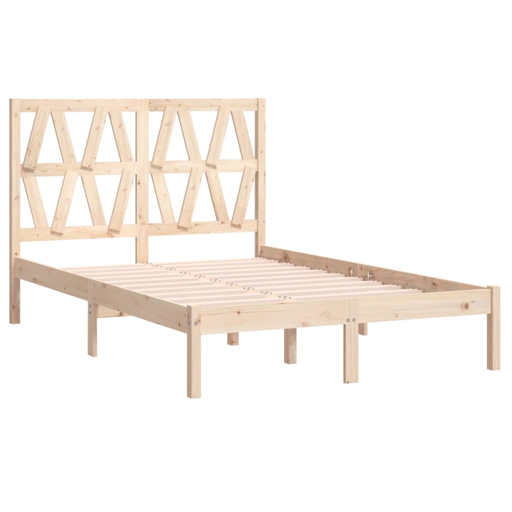 Bed Frame Solid Wood Pine 5FT