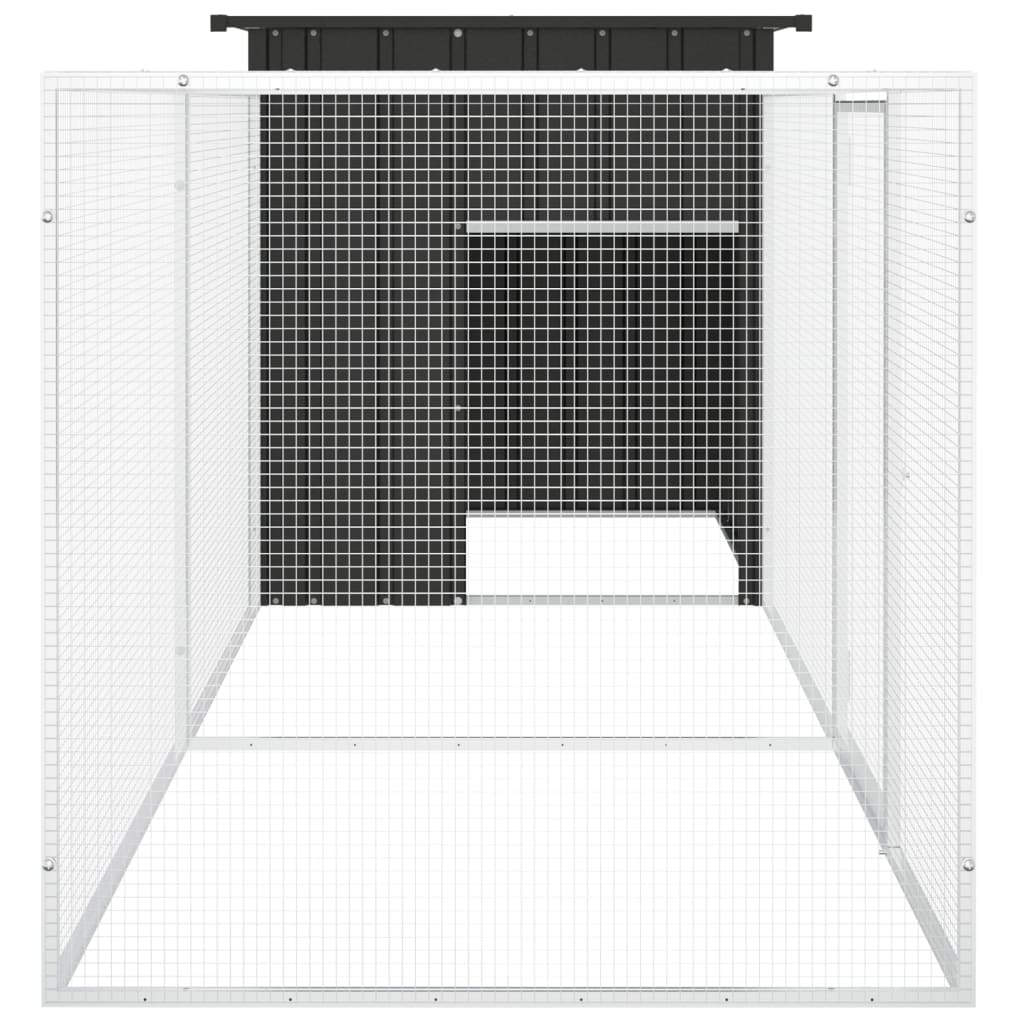 Galvanised Steel Chicken Cage 300cm Anthracite | Simpledeals