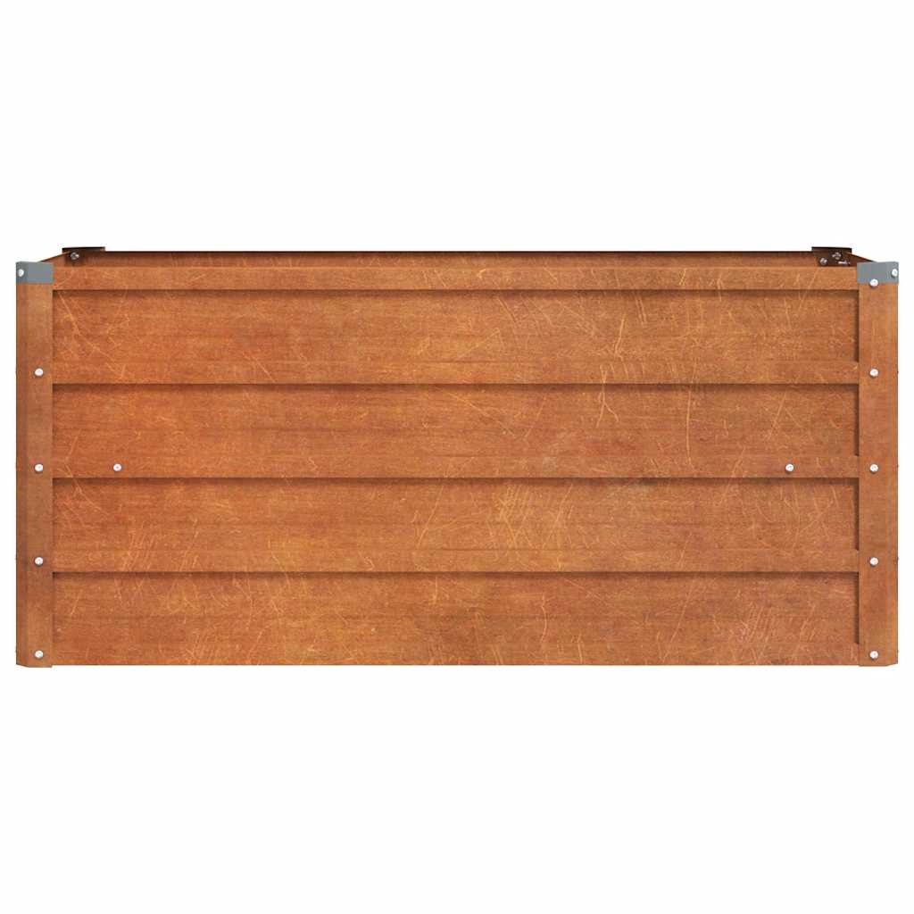 Corten Steel Raised Garden Bed 100x40cm | Simpledeals