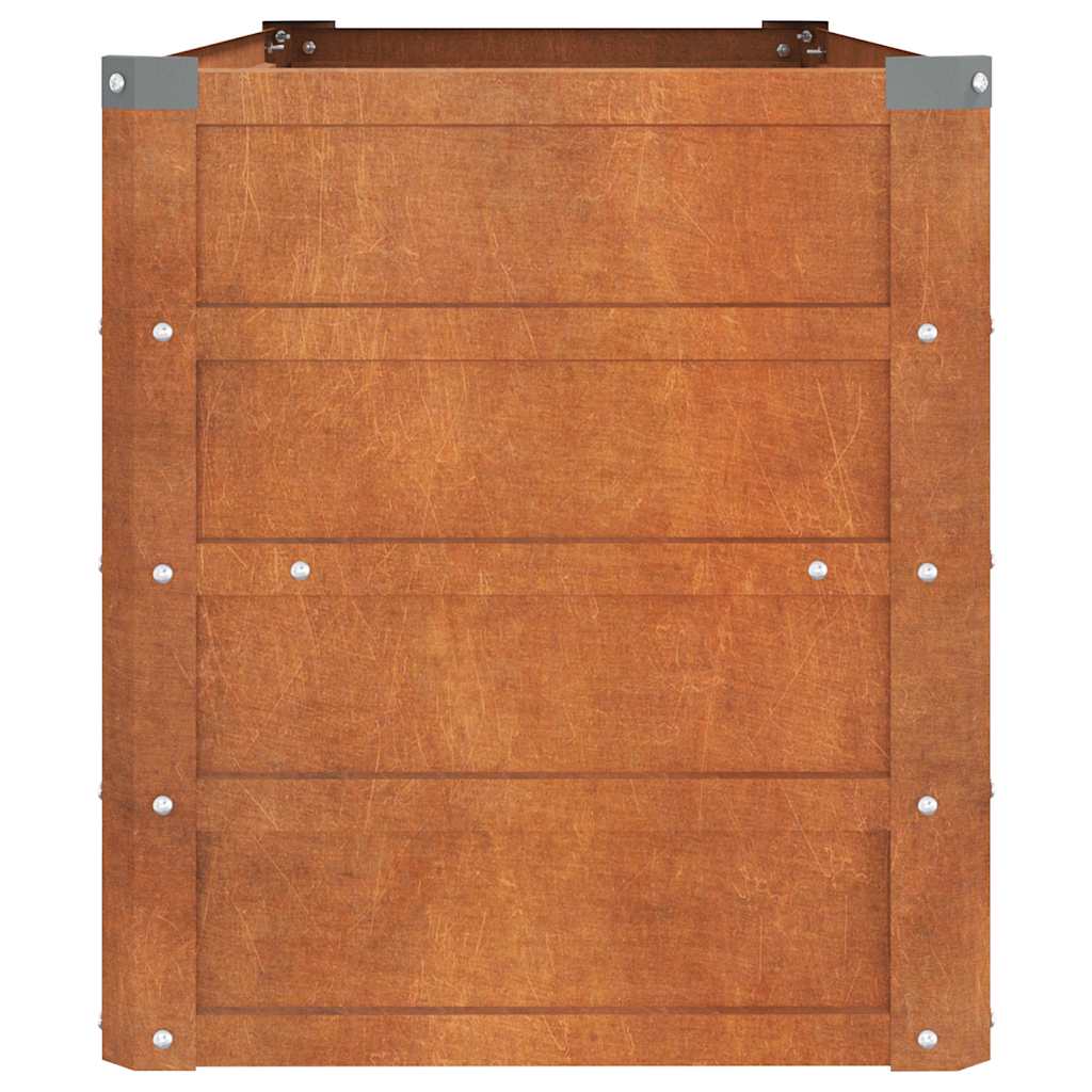Corten Steel Raised Garden Bed 100x40cm | Simpledeals