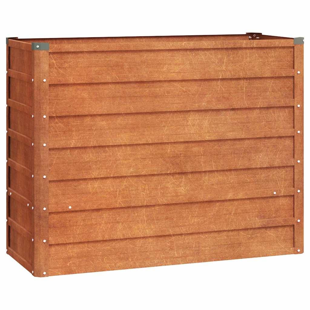 Corten Steel Raised Garden Bed 100x40cm | Simpledeals
