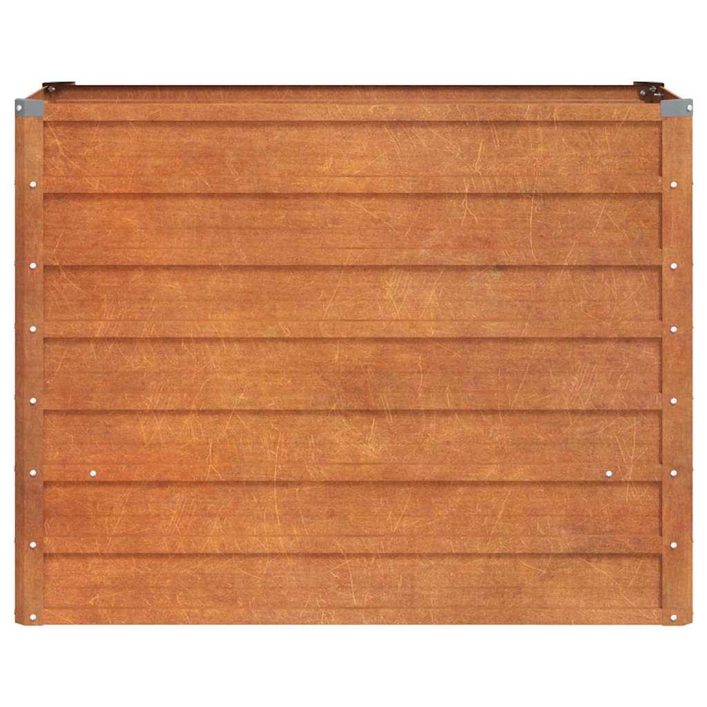 Corten Steel Raised Garden Bed 100x40cm | Simpledeals
