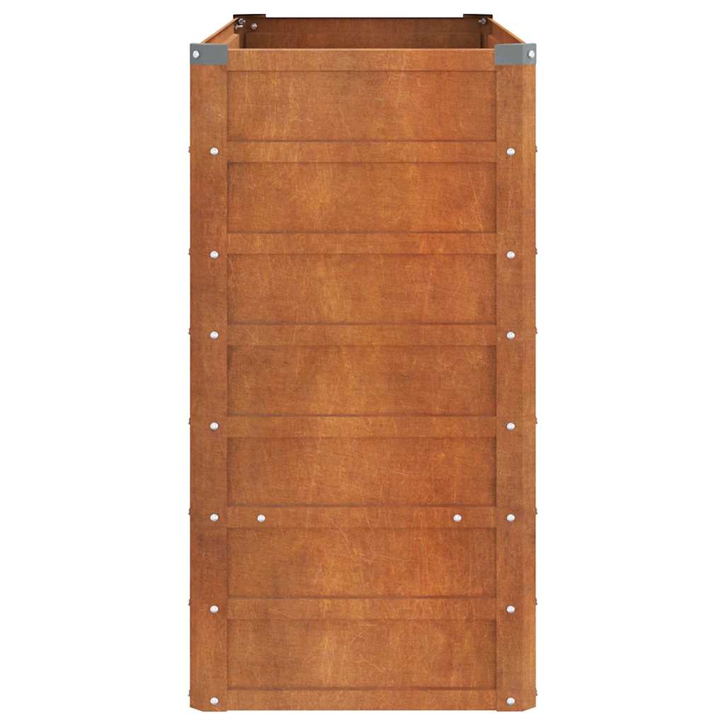 Corten Steel Raised Garden Bed 100x40cm | Simpledeals