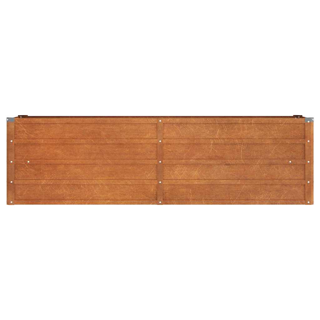 Corten Steel Raised Garden Bed 160x40cm | Simpledeals