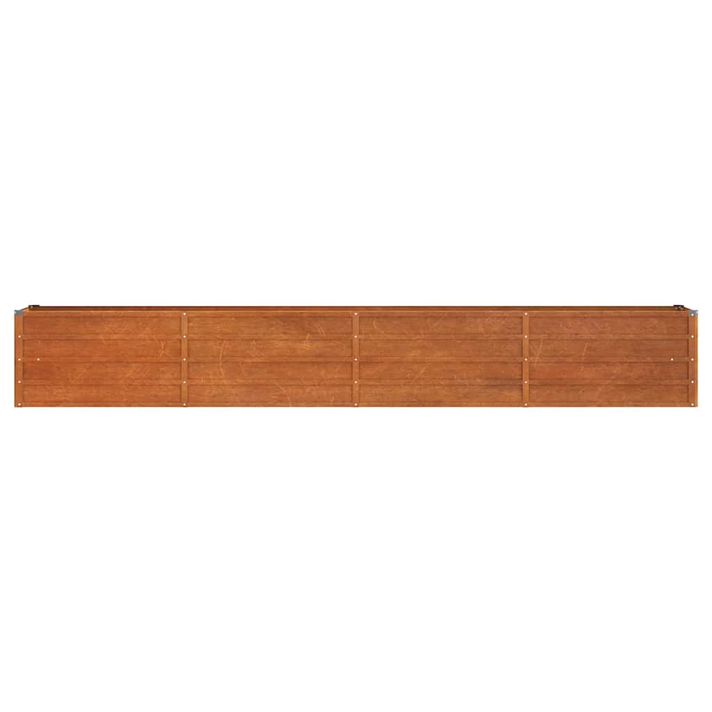 Corten Steel Raised Garden Bed 320cm Rustic | Simpledeals