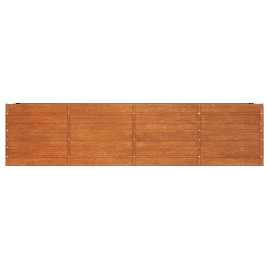 Corten Steel Raised Garden Bed 320cm Rusty | Simpledeals