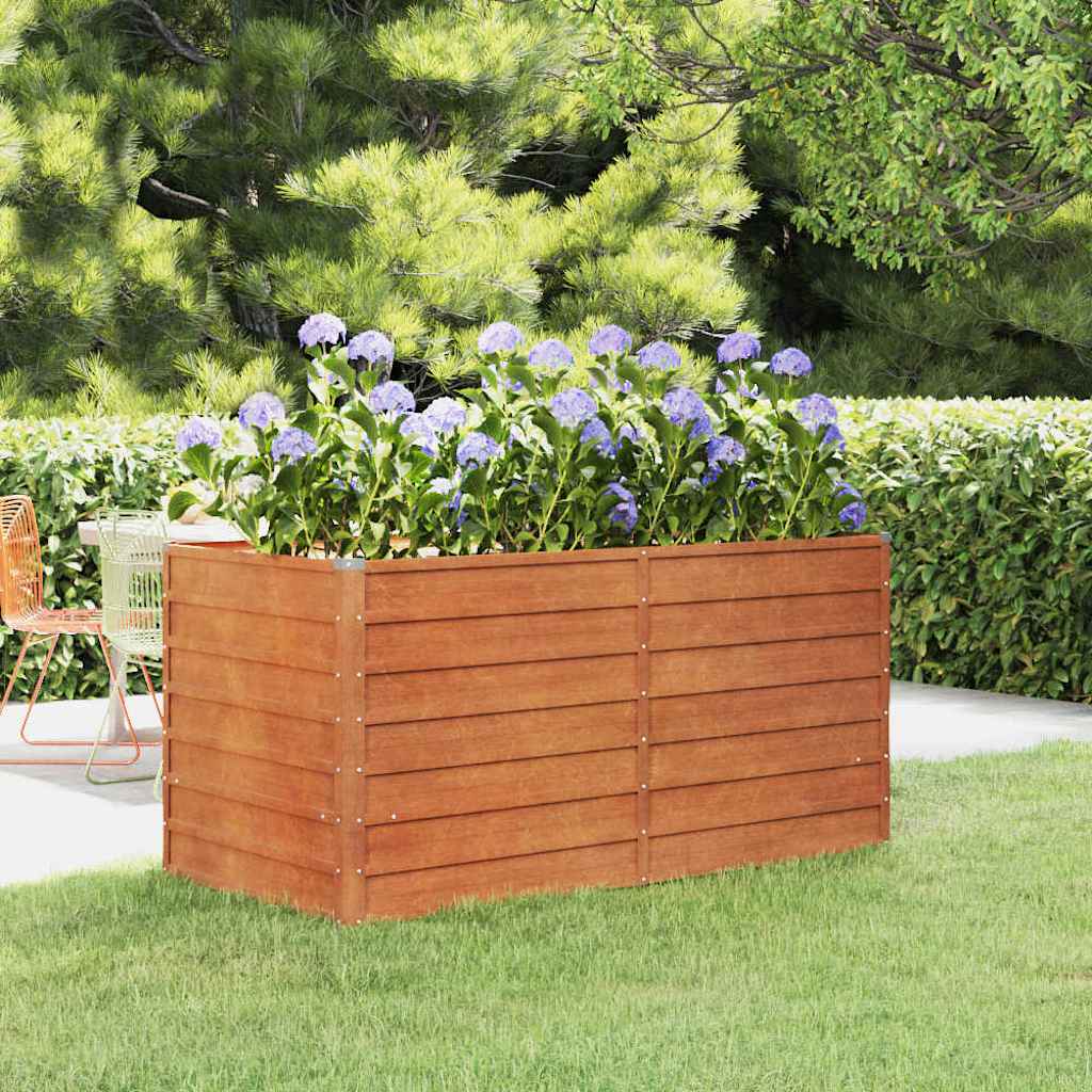 Corten Steel Raised Garden Bed 160x80cm | Simpledeals