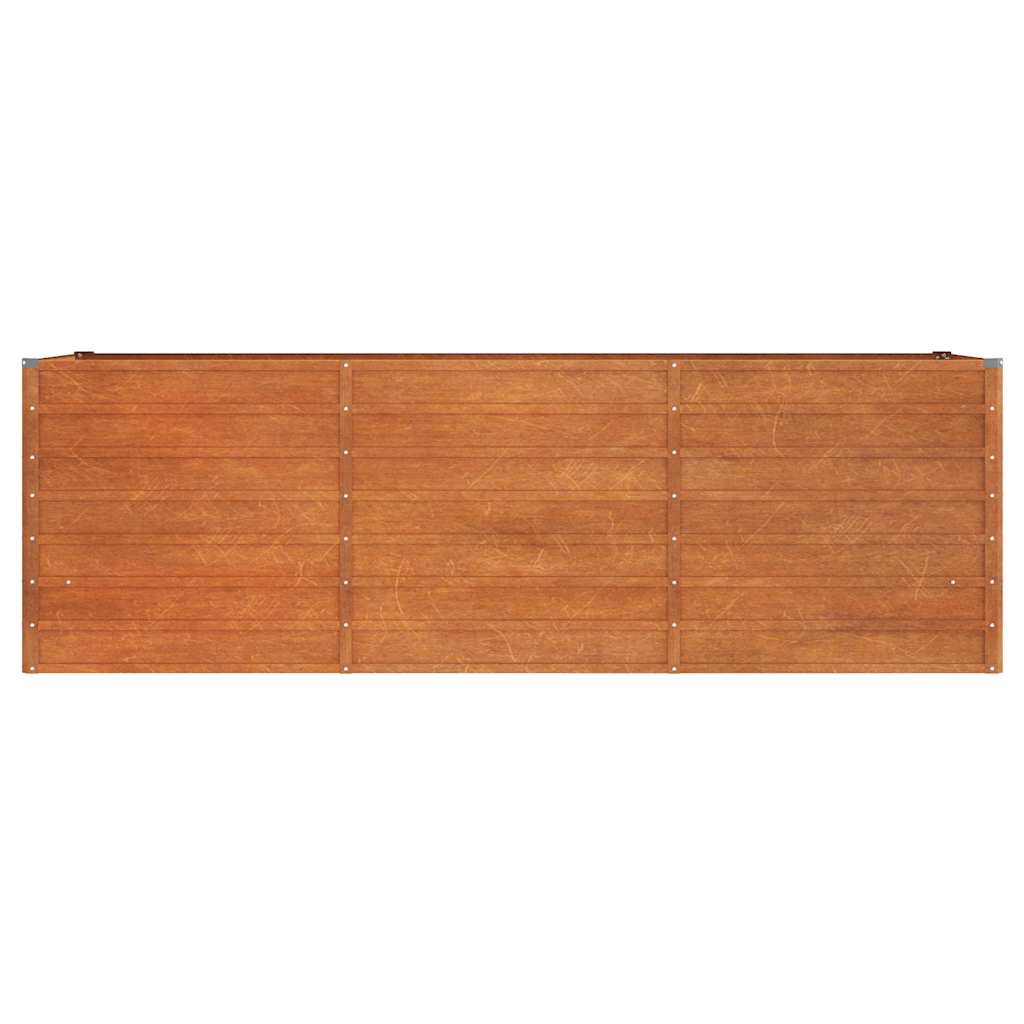 Corten Steel Raised Garden Bed 240cm | Simpledeals