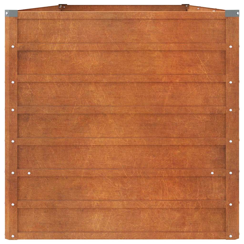 Corten Steel Raised Garden Bed 240cm | Simpledeals