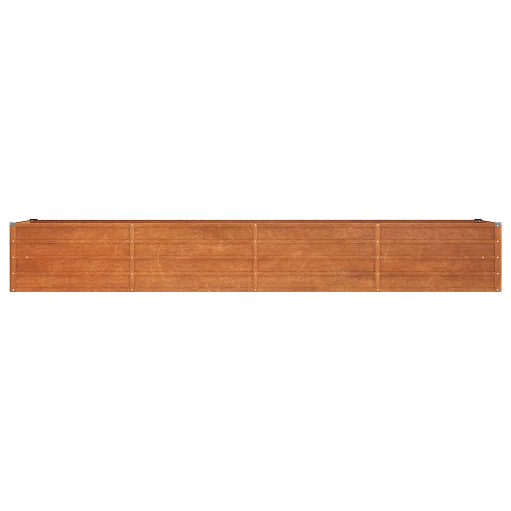 Corten Steel Raised Garden Bed 320x80cm | Simpledeals