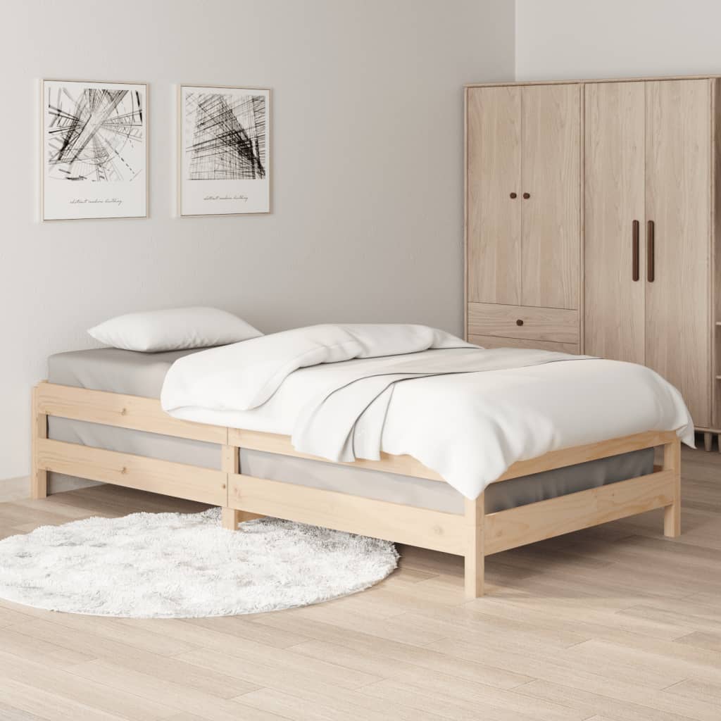 Stack Bed Solid Wood Pine