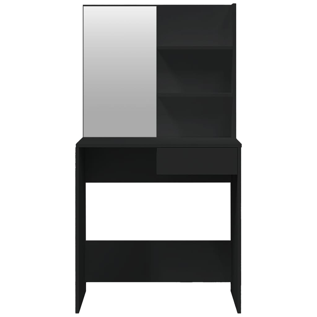 Dressing Table with Mirror Black