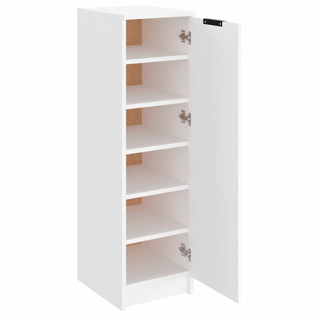 White Shoe Cabinet Engineered Wood 100cm | Simpledeals