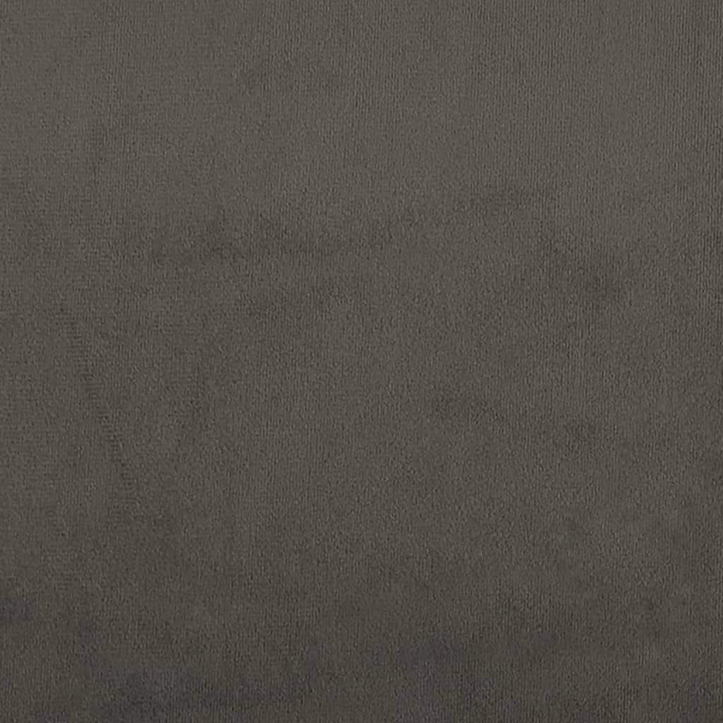 Dining Chairs 2 pcs Dark Grey Velvet | Kitchen & Dining Room Chairs