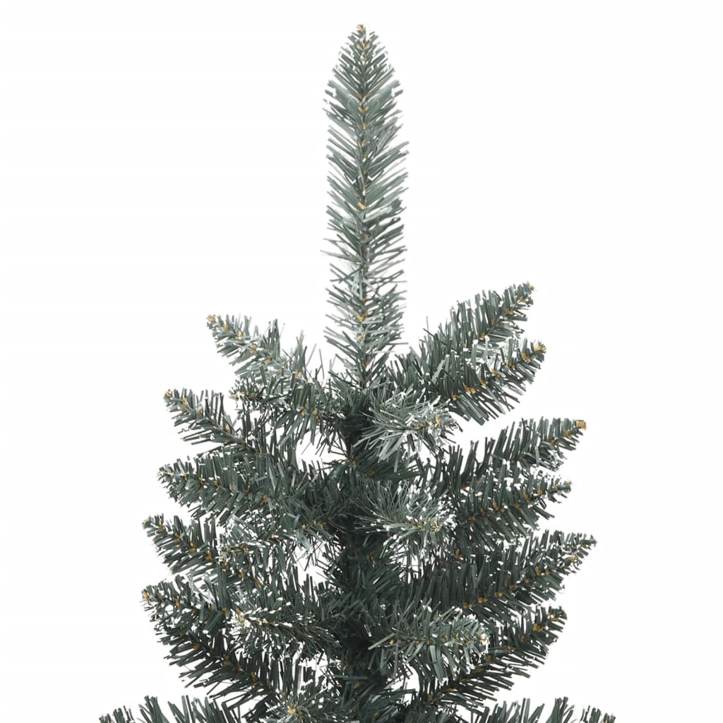 Artificial Slim Christmas Tree with Stand Green 150 cm PVC