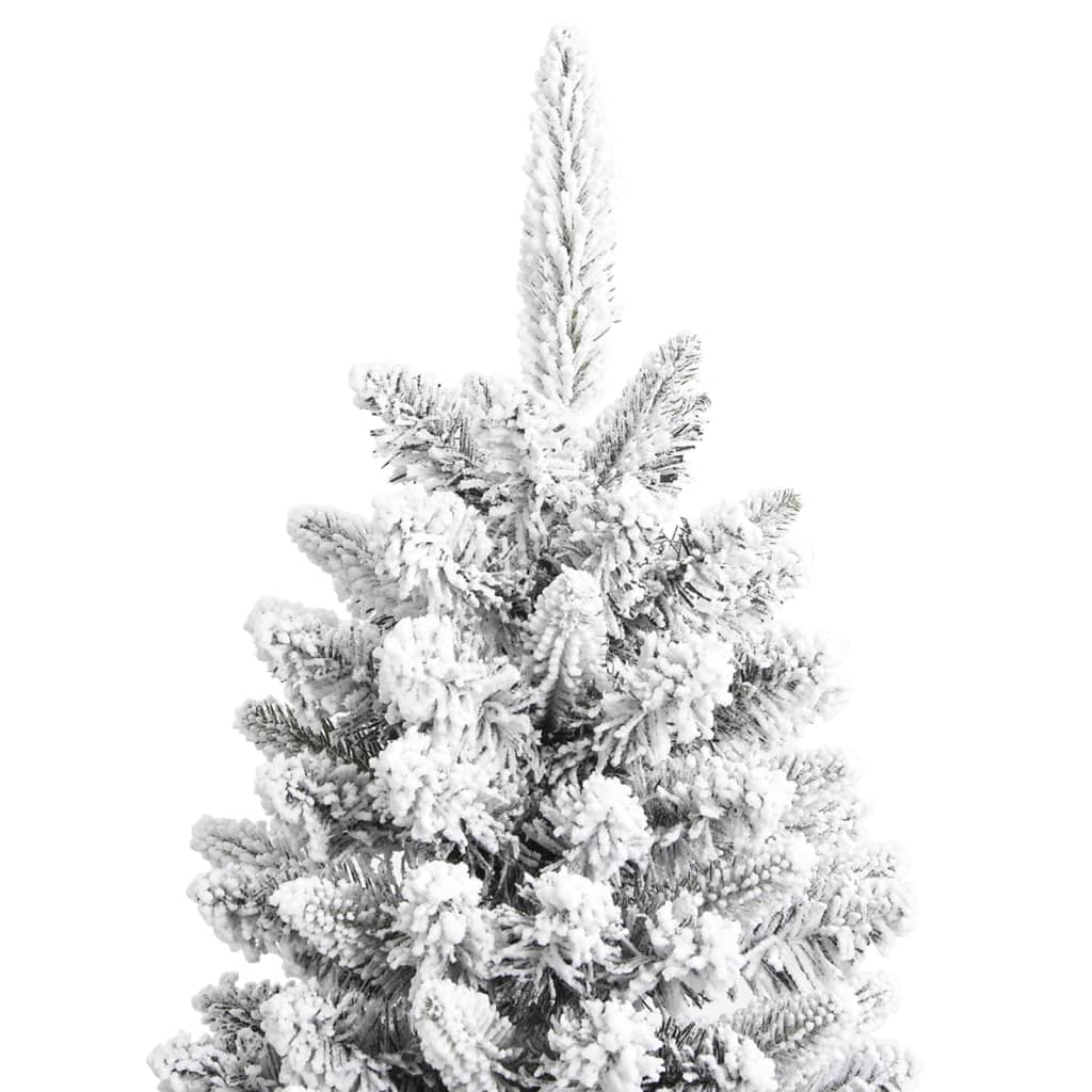 Artificial Christmas Tree with Flocked Snow 150 cm PVC&PE