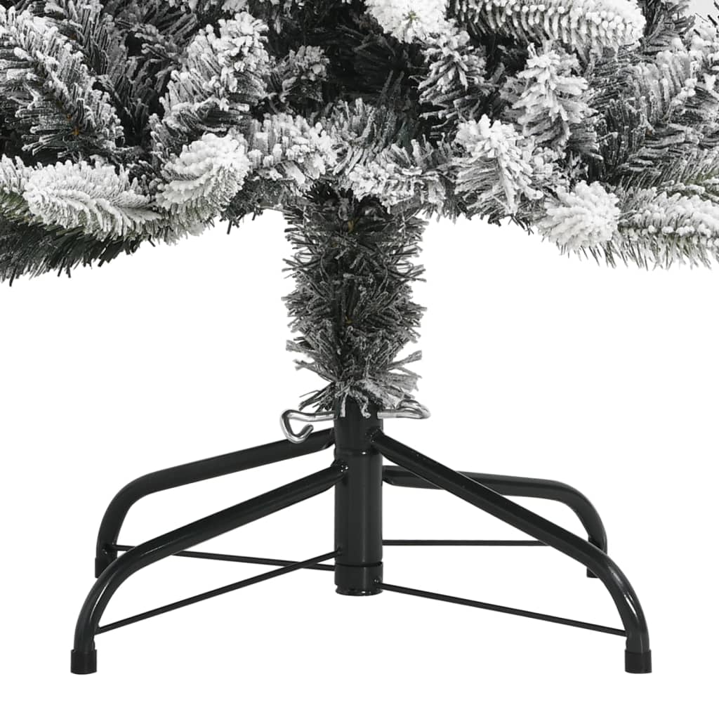 Artificial Christmas Tree with Flocked Snow 150 cm PVC&PE