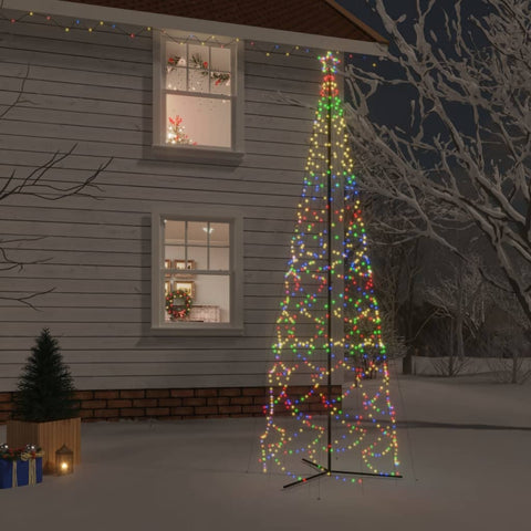Christmas Cone Tree Colourful 1400 LEDs