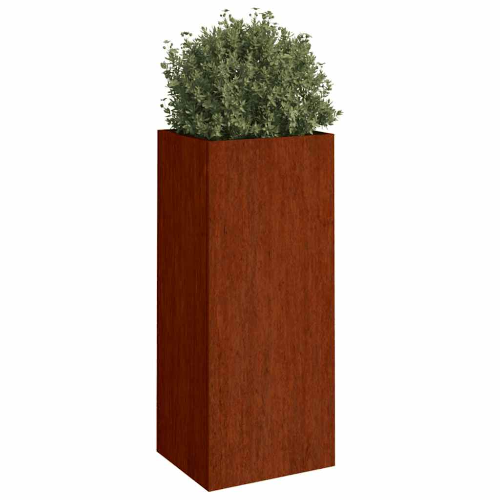 Corten Steel Planter 75cm Tall Outdoor | Simpledeals