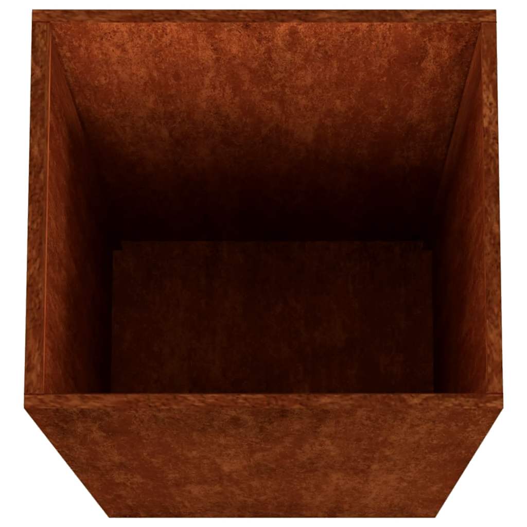 Corten Steel Planter 75cm Tall Outdoor | Simpledeals