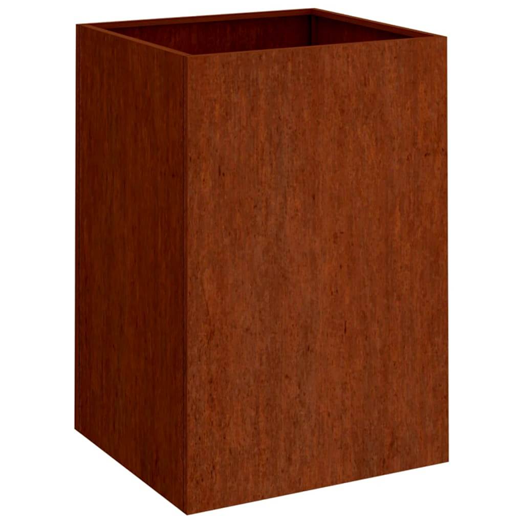 Corten Steel Planter 52x48x75cm Outdoor | Simpledeals