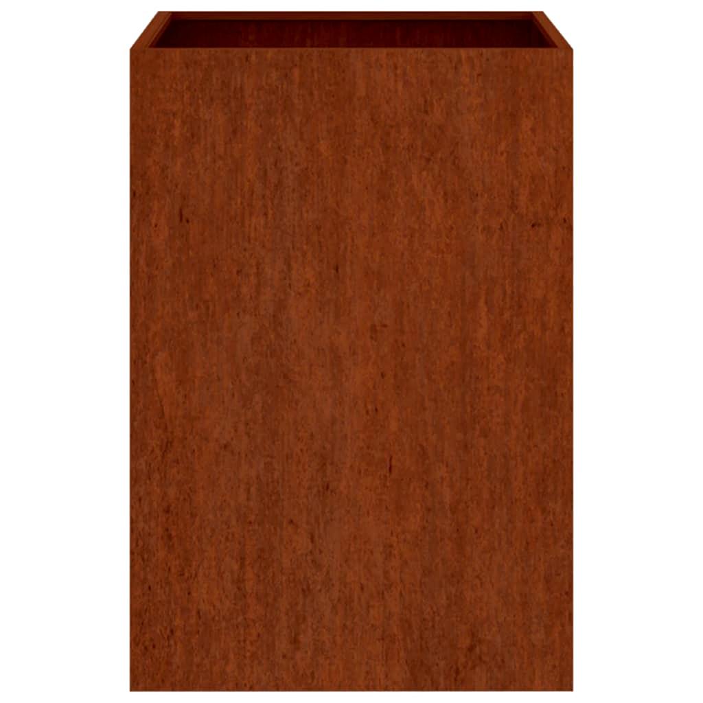 Corten Steel Planter 52x48x75cm Outdoor | Simpledeals