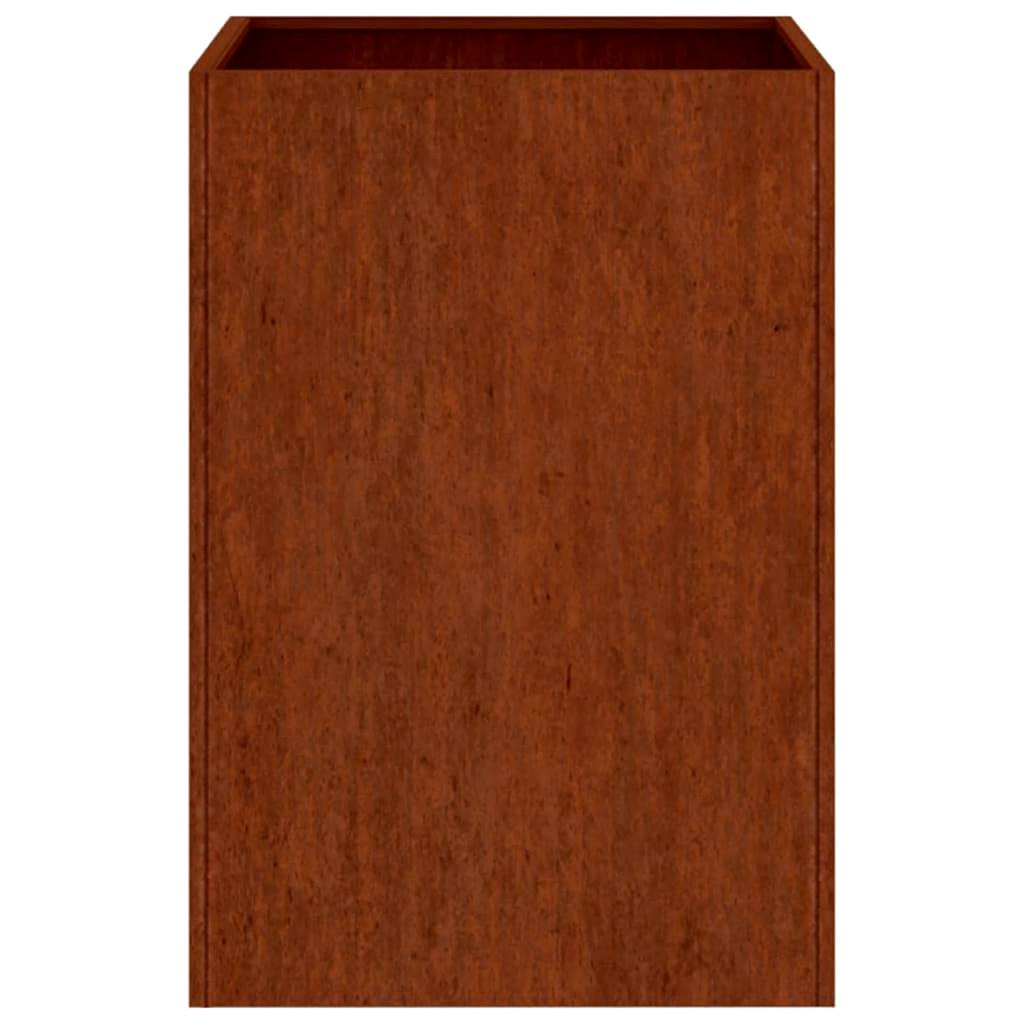 Corten Steel Planter 52x48x75cm Outdoor | Simpledeals