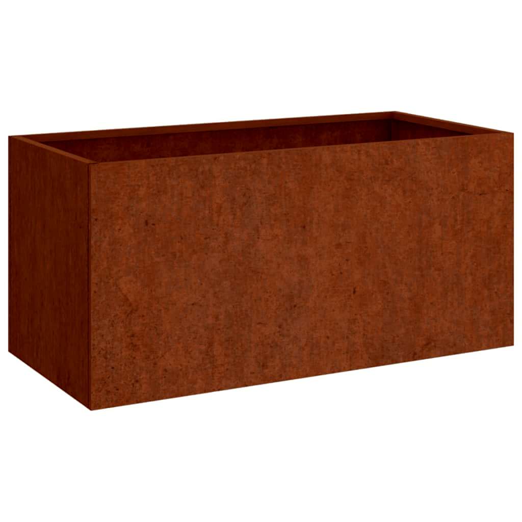 Corten Steel Garden Planter 62x40cm | Simpledeals
