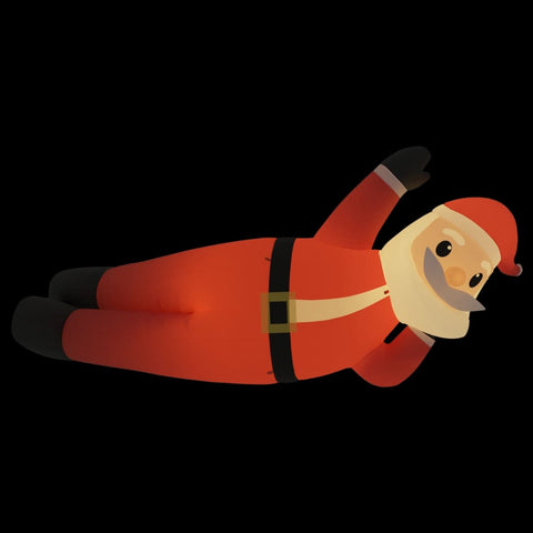 Christmas Inflatable Lying Santa LED