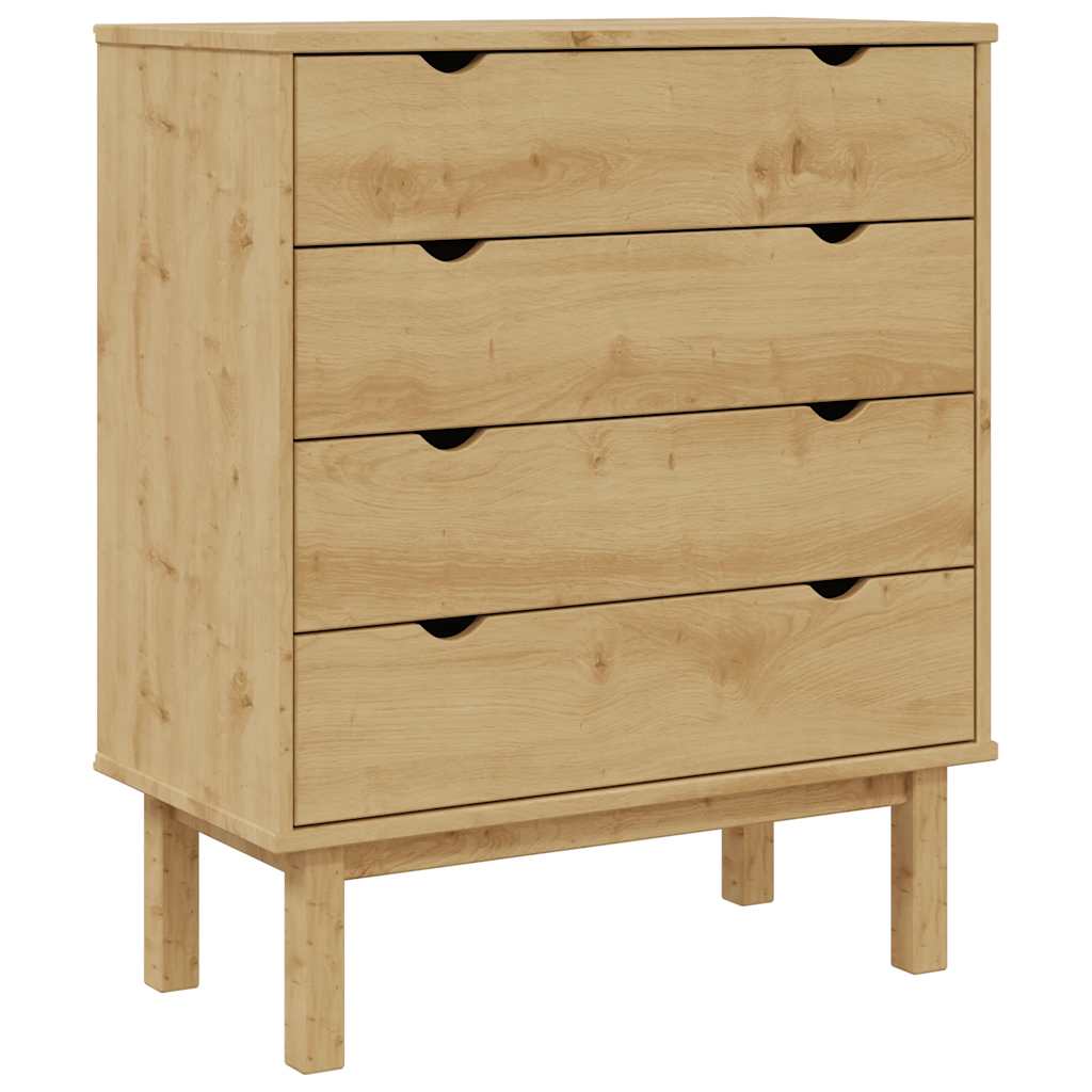 Drawer Cabinet OTTA Solid Wood Pine