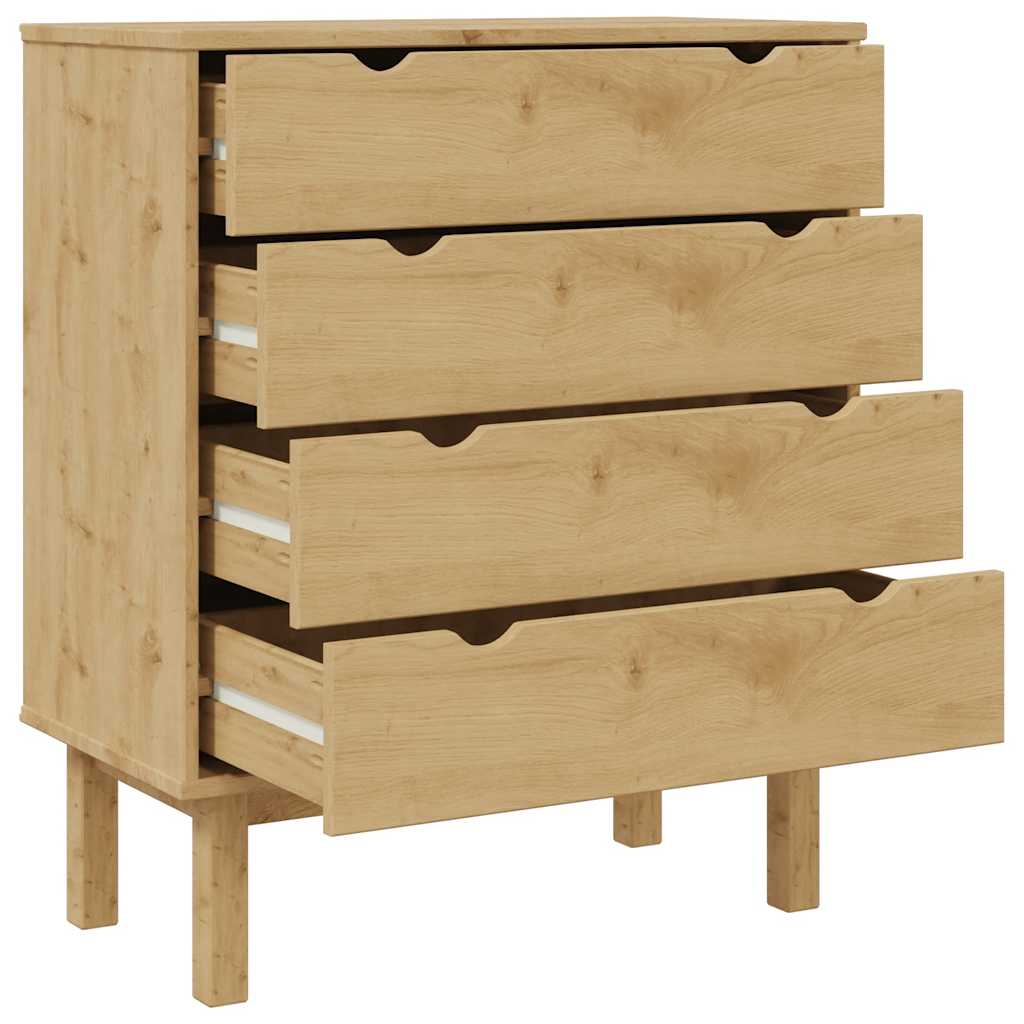 Drawer Cabinet OTTA Solid Wood Pine