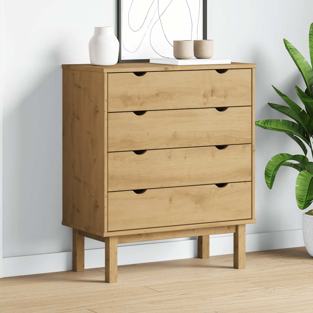 Drawer Cabinet OTTA Solid Wood Pine