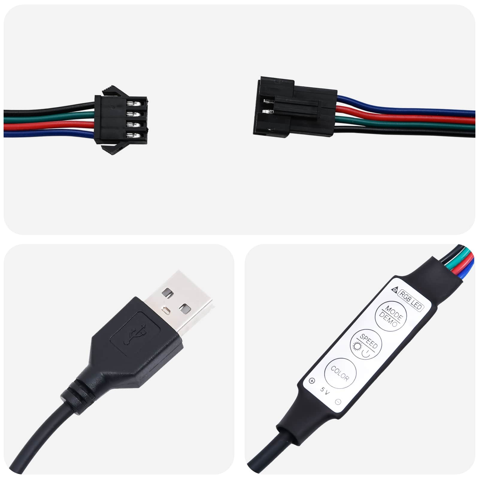 Led Strip Light Black