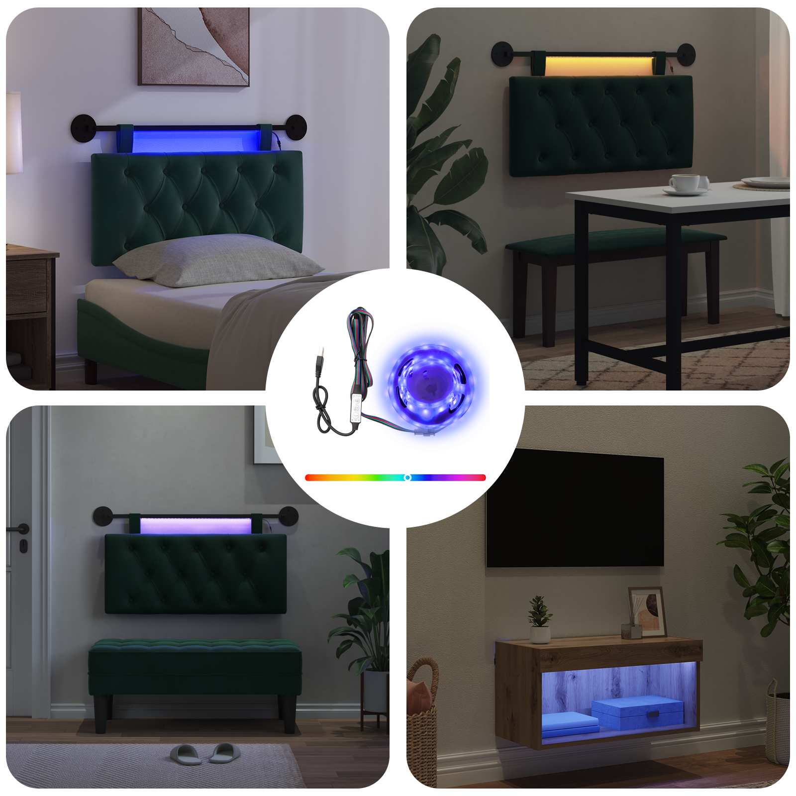 Led Strip Light Black