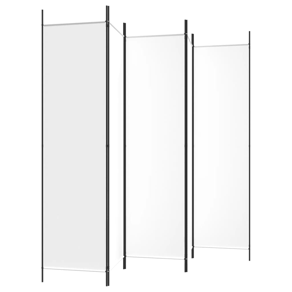 5-Panel Fabric Room Divider 250x200cm | Simpledeals