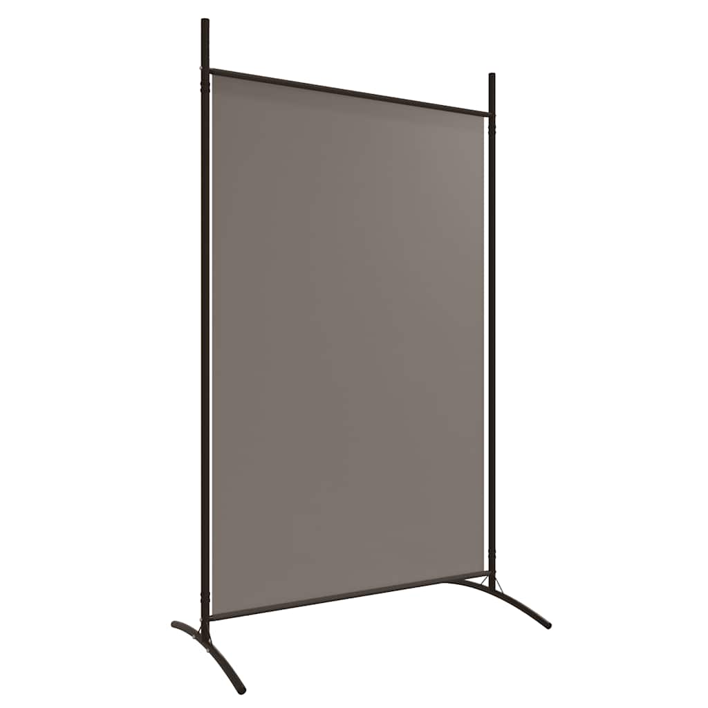 2-Panel Fabric Room Divider Anthracite 175x180cm | Simpledeals