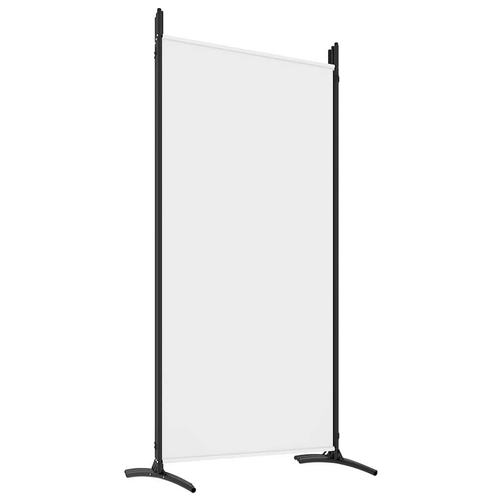6 Panel Room Divider White 520cm Fabric | Simpledeals