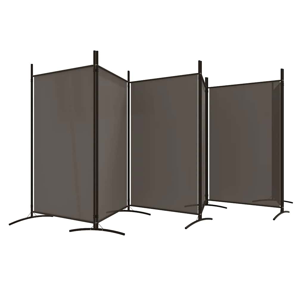 6-Panel Room Divider 520cm Fabric Foldable | Simpledeals